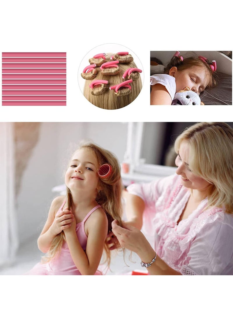 Heatless Hair Curler Flexible Curling Rods, 10 Pcs - Image 5